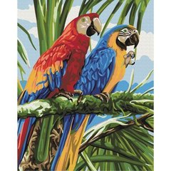 Картина за номерами "Яскраві ара" BrushMe полотно на підрамнику 40x50см GX22339 в інтернет-магазині "Я - Picasso"