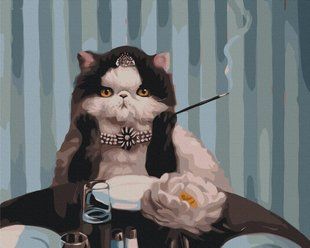 Картина по номерам "Завтрак у Тиффани. Lucia Heffernan" BrushMe полотно на подрамнике 40x50см BS53475 в интернет-магазине "Я - Picasso"