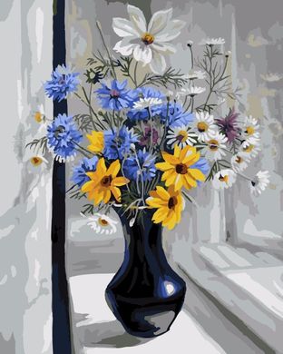 Картина за номерами "Букет польових квітів" BrushMe полотно на підрамнику 40x50см GX7994 в інтернет-магазині "Я - Picasso"