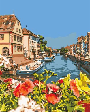 Картина за номерами "Французьке містечко" ArtStory подарункова упаковка 40x50см AS0635 в інтернет-магазині "Я - Picasso"
