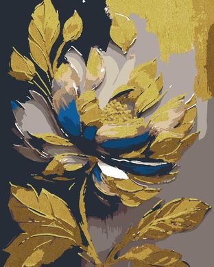 Картина за номерами "Квітуче золото" полотно на підрамнику 40x50 см RB-0803 в інтернет-магазині "Я - Picasso"