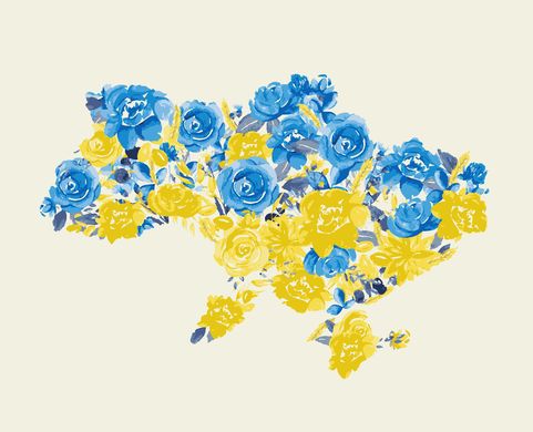 Картины по номерам "Цветущая Украина. ooh_lily" Artissimo холст на подрамнике 50x60 см в интернет-магазине "Я - Picasso"