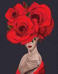Картина за номерами "Королева троянд" BrushMe полотно на підрамнику 40x50см PGX36694 в інтернет-магазині "Я - Picasso"
