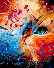Картина по номерам - Фантазийный кот в интернет-магазине "Я - Picasso"