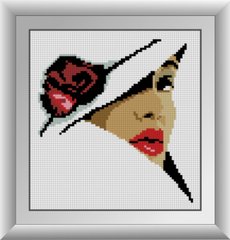 Алмазна мозаїка "Дама в капелюсі" Dream Art в коробці 30125 в інтернет-магазині "Я - Picasso"