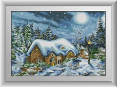 Алмазна мозаїка "Будинок в снігу" Dream Art в коробці 31035 в інтернет-магазині "Я - Picasso"