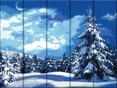 Картина по номерам на дереве "Зима" ArtStory подарочная упаковка 30x40см ASW225 в интернет-магазине "Я - Picasso"