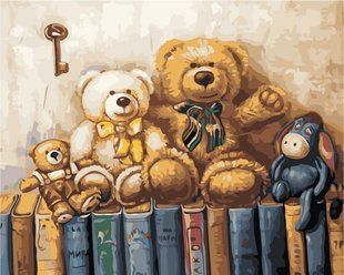 Картина за номерами "Улюблені іграшки" ArtStory подарункова упаковка 40х50см AS0912 в інтернет-магазині "Я - Picasso"