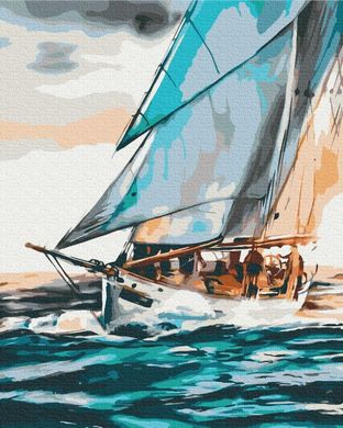 Картина за номерами "Морська подорож" BrushMe полотно на підрамнику 40x50см BS53299 в інтернет-магазині "Я - Picasso"