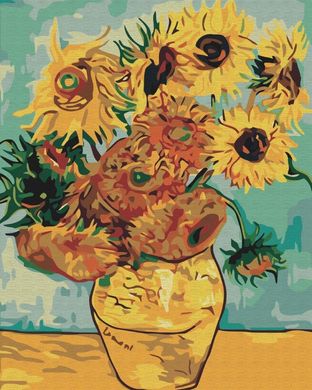 Картина по номерам - Подсолнухи. Ван Гог 40x50 в інтернет-магазині "Я - Picasso"
