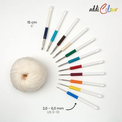 Гачок для в'язання вовною Addi Colour/Адді Колор, 148-7/15_2