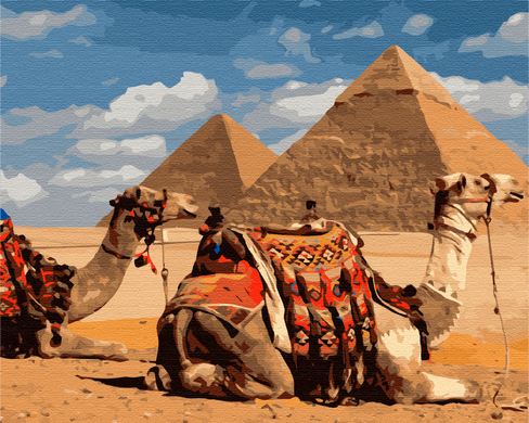 Картина по номерам - Символы Египта 40x50см в интернет-магазине "Я - Picasso"