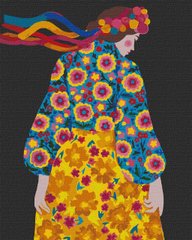 Картина за номерами "Вбрання на день перемоги ©olena.papka" Ідейка полотно на підрамнику 40x50см KHO4922 в інтернет-магазині "Я - Picasso"