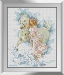 31382 Прогулка с лошадью. Dream Art. Набор алмазной живописи (квадратные, полная) в интернет-магазине "Я - Picasso"