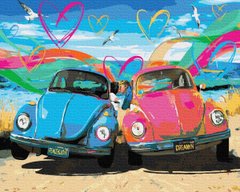 Картина за номерами "Любов. Світ. Ретро" BrushMe полотно на підрамнику 40x50см GX36567 в інтернет-магазині "Я - Picasso"