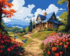 Картина за номерами "Весняна казка" Ідейка полотно на підрамнику 40x50см KHO6336 в інтернет-магазині "Я - Picasso"