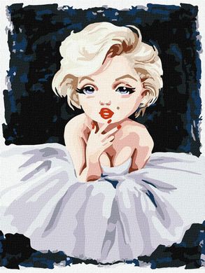 Картина за номерами "Відверта Мерілін" Ідейка полотно на підрамнику 30х40см KHO4855 в інтернет-магазині "Я - Picasso"