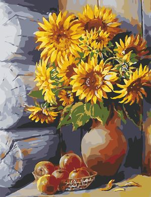 Картина по номерам - Яркие подсолнухи AS0653 в интернет-магазине "Я - Picasso"