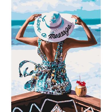 Картина по номерам "Leave a message" Идейка холст на подрамнике 40x50см КНО4578 в интернет-магазине "Я - Picasso"
