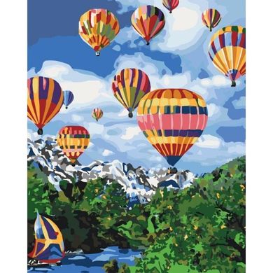 Картина по номерам "Покоряя небо" Идейка холст на подрамнике 40x50см КНО2227 в интернет-магазине "Я - Picasso"