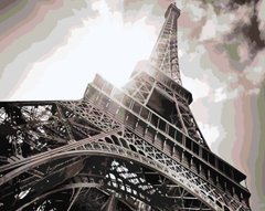 Картина по номерам "Эйфелева башня. Париж" Origami 40x50 см LW 32080 в интернет-магазине "Я - Picasso"