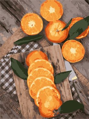 Картина по номерам - Яркий апельсин 30x40см в интернет-магазине "Я - Picasso"
