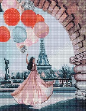 Алмазна мозаїка "Париж в кулях" BrushMe 40 * 50см GF4053 в інтернет-магазині "Я - Picasso"