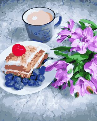 Картина за номерами "Сніданок для коханої" ArtStory в подарунковій коробці 40х50см AS1031 в інтернет-магазині "Я - Picasso"