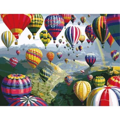 Картина по номерам - Воздушные шары 40х50 в интернет-магазине "Я - Picasso"