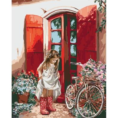 Картина за номерами "Маленька принцеса" Ідейка полотно на підрамнику 40x50см КНО2324 в інтернет-магазині "Я - Picasso"