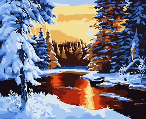Картины по номерам "Сказочная зима" Artissimo холст на подрамнике 50x60 см PNX2746 в интернет-магазине "Я - Picasso"