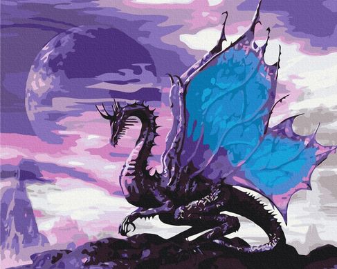 Картина за номерами "Небесный дракон" BrushMe полотно на підрамнику 40х50см BS52359 в інтернет-магазині "Я - Picasso"