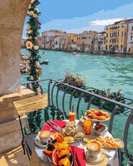 Картина за номерами "Сніданок у Венеції" BrushMe полотно на підрамнику 40x50см GX29701 в інтернет-магазині "Я - Picasso"