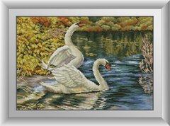 Алмазна мозаїка "Лебеді" Dream Art в коробці 30790 в інтернет-магазині "Я - Picasso"