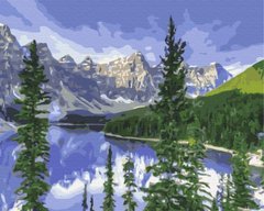 Картина по номерам "Пейзажные горы" BrushMe холст на подрамнике 40х50см BS51648 в интернет-магазине "Я - Picasso"
