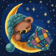 Картина по номерам "Уютный сон" Идейка холст на подрамнике 30х30см KHO4365 в интернет-магазине "Я - Picasso"