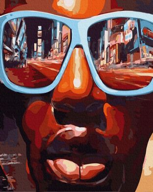 Картина за номерами "Світ в окулярах" BrushMe полотно на підрамнику 40х50см GX35664 в інтернет-магазині "Я - Picasso"
