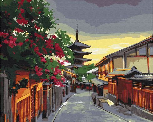 Картина за номерами "Вечір в Кіото " BrushMe полотно на підрамнику 40х50см GX51546 в інтернет-магазині "Я - Picasso"