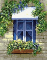 Картина за номерами "Вікно в кольорах" BrushMe полотно на підрамнику 40x50см GX31169 в інтернет-магазині "Я - Picasso"