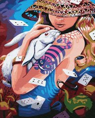 Картина за номерами "Аліса XXI століття" BrushMe полотно на підрамнику 40x50см GX26788 в інтернет-магазині "Я - Picasso"