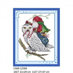 Санта Набір для вишивання хрестиком з друкованою схемою на тканині Joy SundayC589 в інтернет-магазині "Я - Picasso"