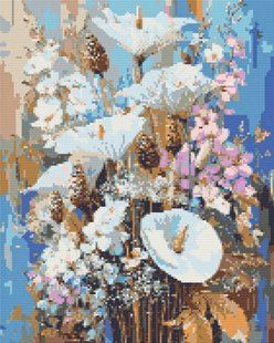 Алмазная мозаика "Весенние калы" Origami полотно на подрамнике 40x50см OD3006-01 в интернет-магазине "Я - Picasso"