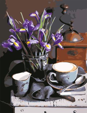 Картина по номерам - Кофе и рисы 50x65 в интернет-магазине "Я - Picasso"