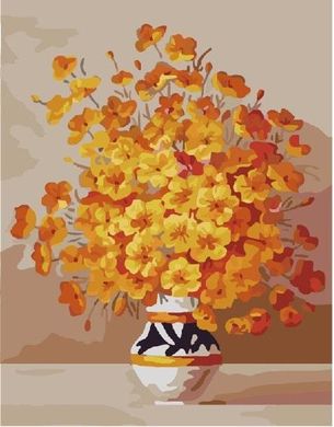 Картина по номерам - Желтые цветы в вазе 40x50 в интернет-магазине "Я - Picasso"
