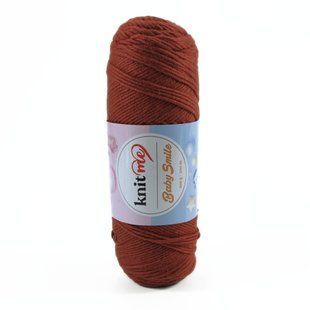 Пряжа Baby Smile/Бебі Смайл, цегла KNS071, Knit Me