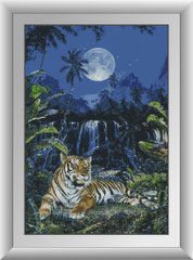 Алмазна мозаїка "Місячний тигр" Dream Art в коробці 30319 в інтернет-магазині "Я - Picasso"
