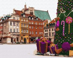 Картина за номерами "Новорічна Варшава" BrushMe полотно на підрамнику 40x50см GX33176 в інтернет-магазині "Я - Picasso"