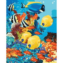 Картина за номерами "Морське царство" Ідейка полотно на підрамнику 40x50см КНО4075 в інтернет-магазині "Я - Picasso"