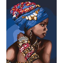 Картина за номерами "Східна краса" Ідейка полотно на підрамнику 40x50см КНО4661 в інтернет-магазині "Я - Picasso"