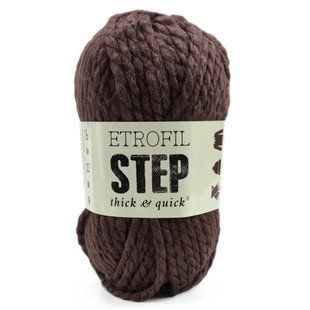 Пряжа Step/Степ, коричневий 77037, Etrofil